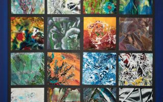 100*100, монотипия, бумага/офсетная краска