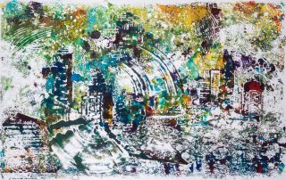 53*90, монотипия, бумага/офсетная краска