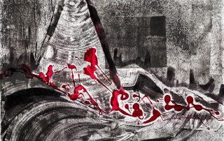 36*49, монотипия, бумага/офсетная краска