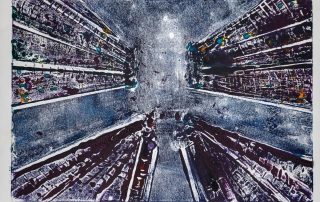 36*49, монотипия, бумага/офсетная краска