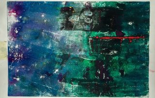 36*49, монотипия, бумага/офсетная краска