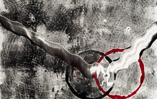 36*49, монотипия, бумага/офсетная краска