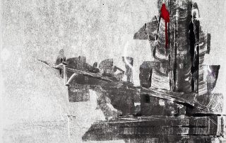 36*49, монотипия, бумага/офсетная краска