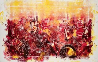 33*52, монотипия, бумага/офсетная краска