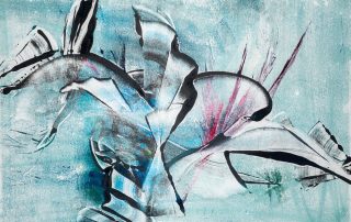 35*48, монотипия, бумага/офсетная краска