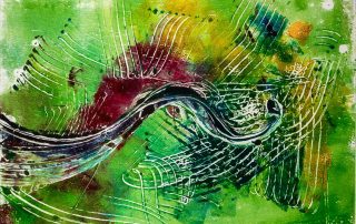 33*45, монотипия, бумага/офсетная краска